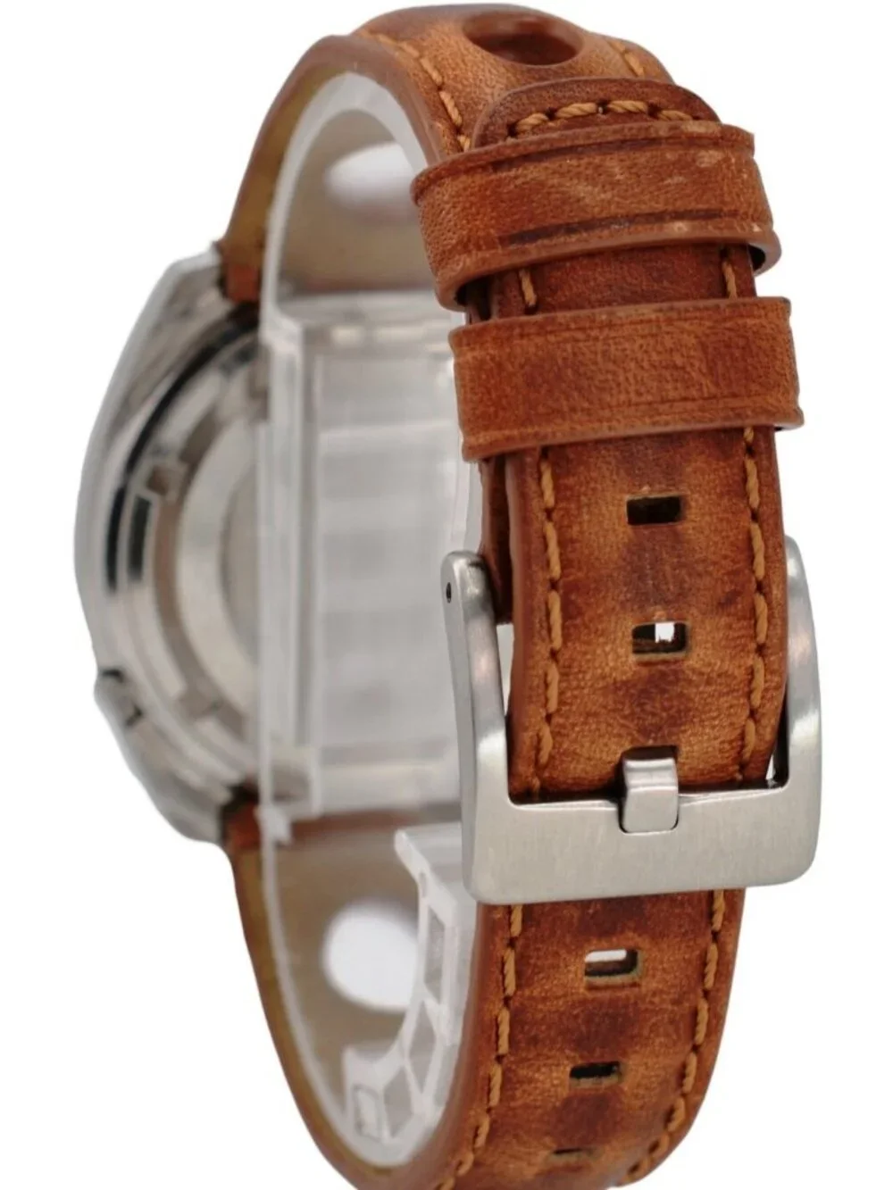 Rare Men's Seiko 36mm Fully Original 1968 Dress Watch Ref: 6105-8089 on Leather!